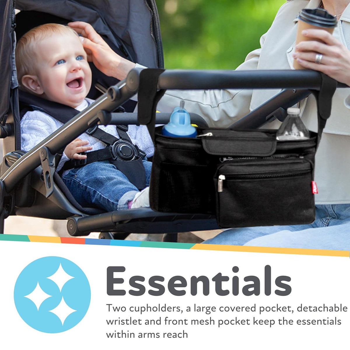 Deluxe Stroller Organizer