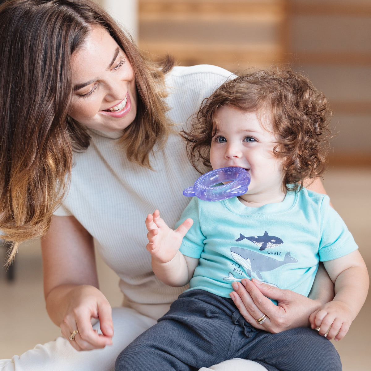 IcyBite Ocean Rings Teething and Stacking Toy