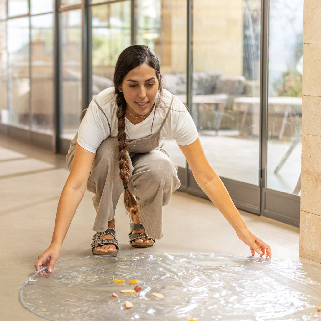 No-Mess Mealtime Floor Mat