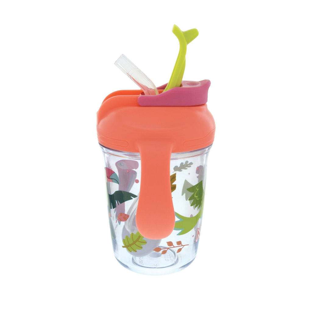 2-Handle Multi-Function Flip-It Cup | Tropical Birds