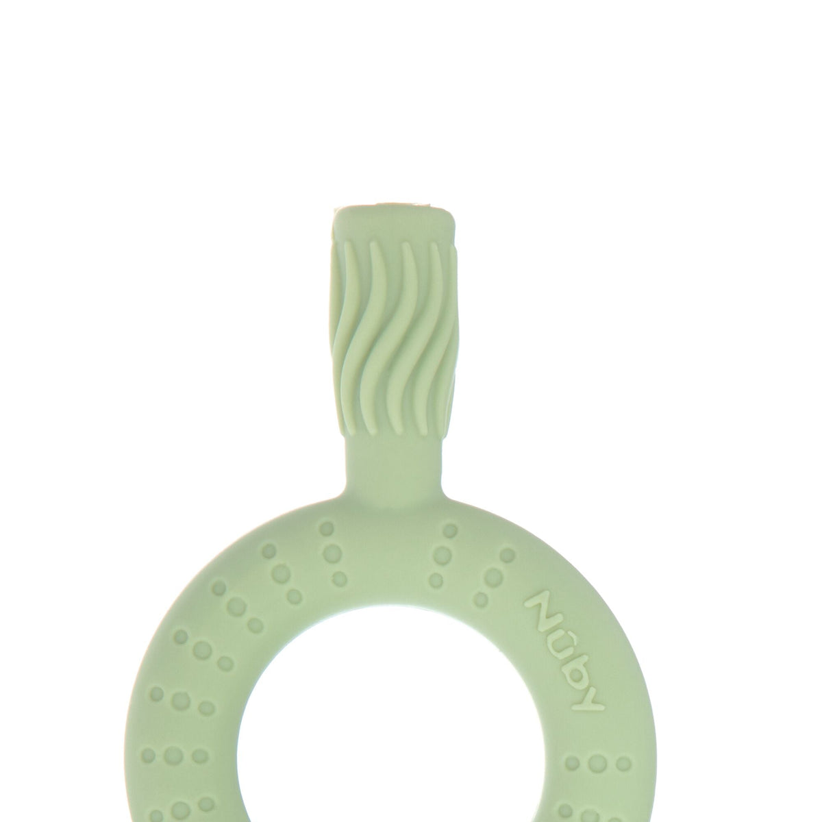 Hollow Sensory Tube Teethers | Green/Blue