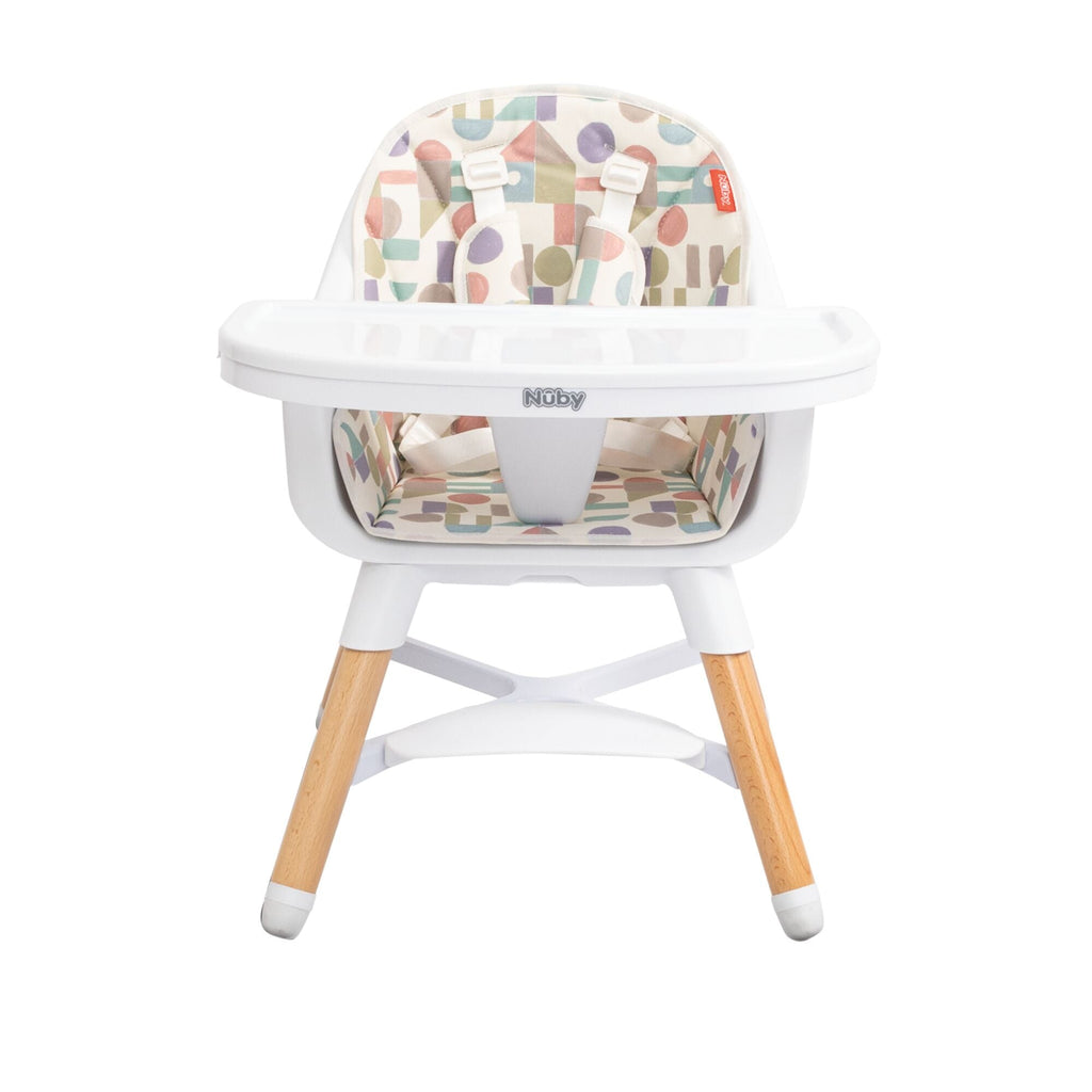 4-in-1 Multi-Use High Chair | White Geometrics